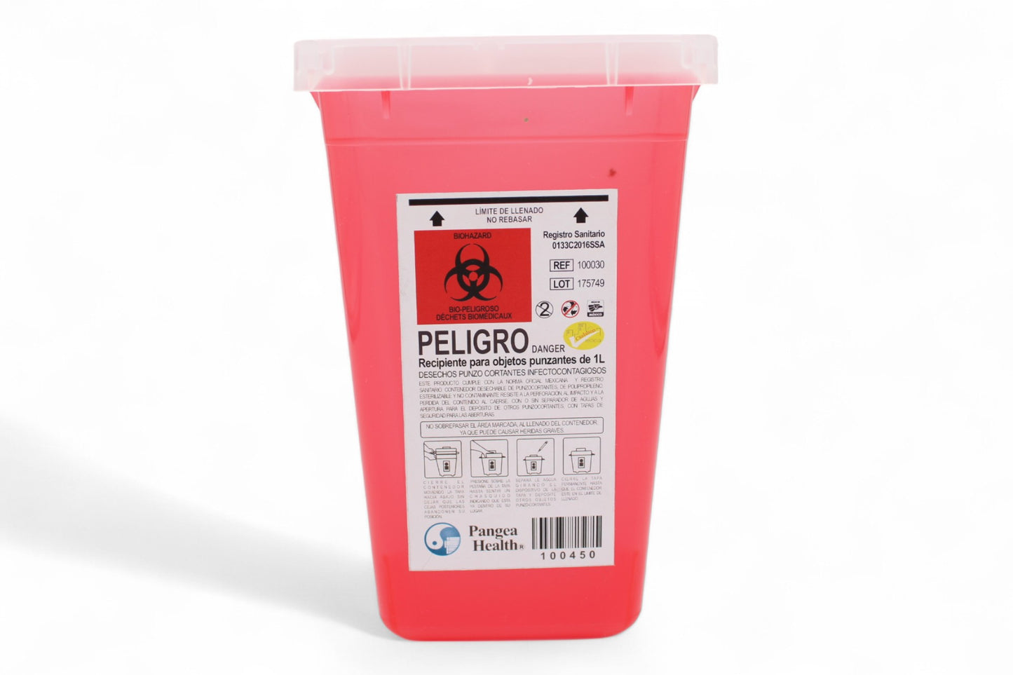 Contenedor para Objetos Punzocortantes (1L)
