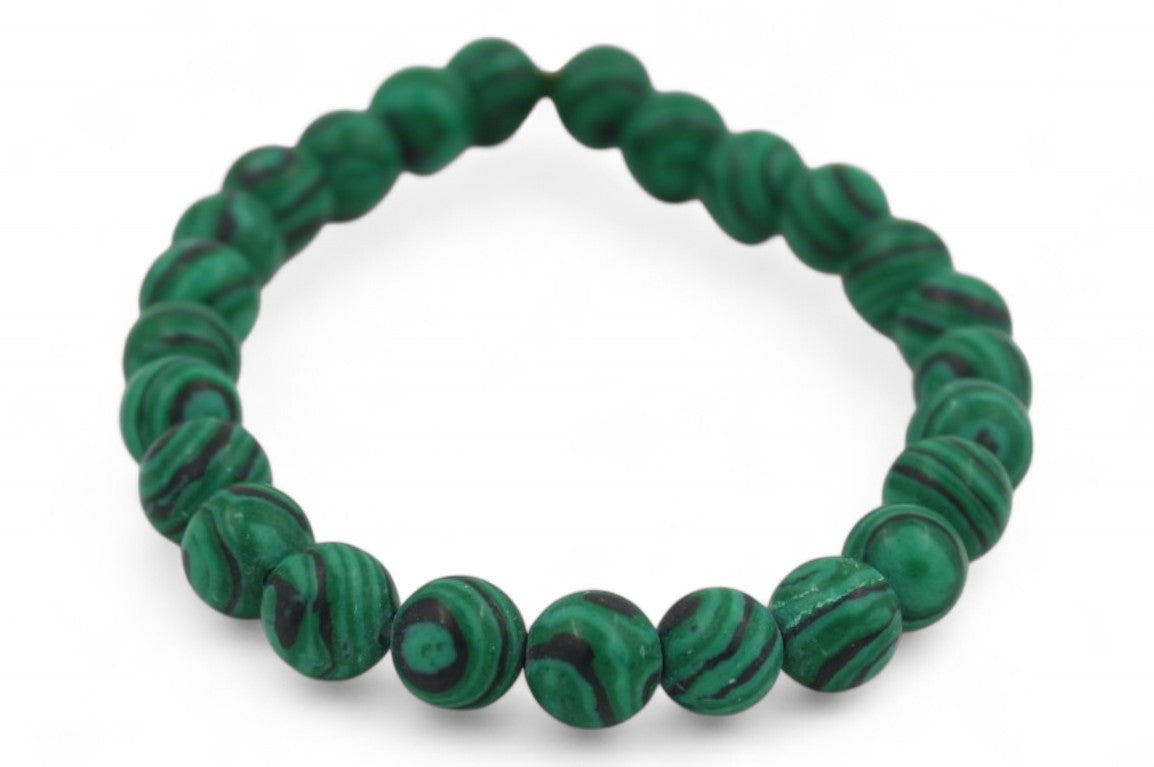 Pulsera Piedra Malaquita– Transformación, Protección y Sanación Emocional