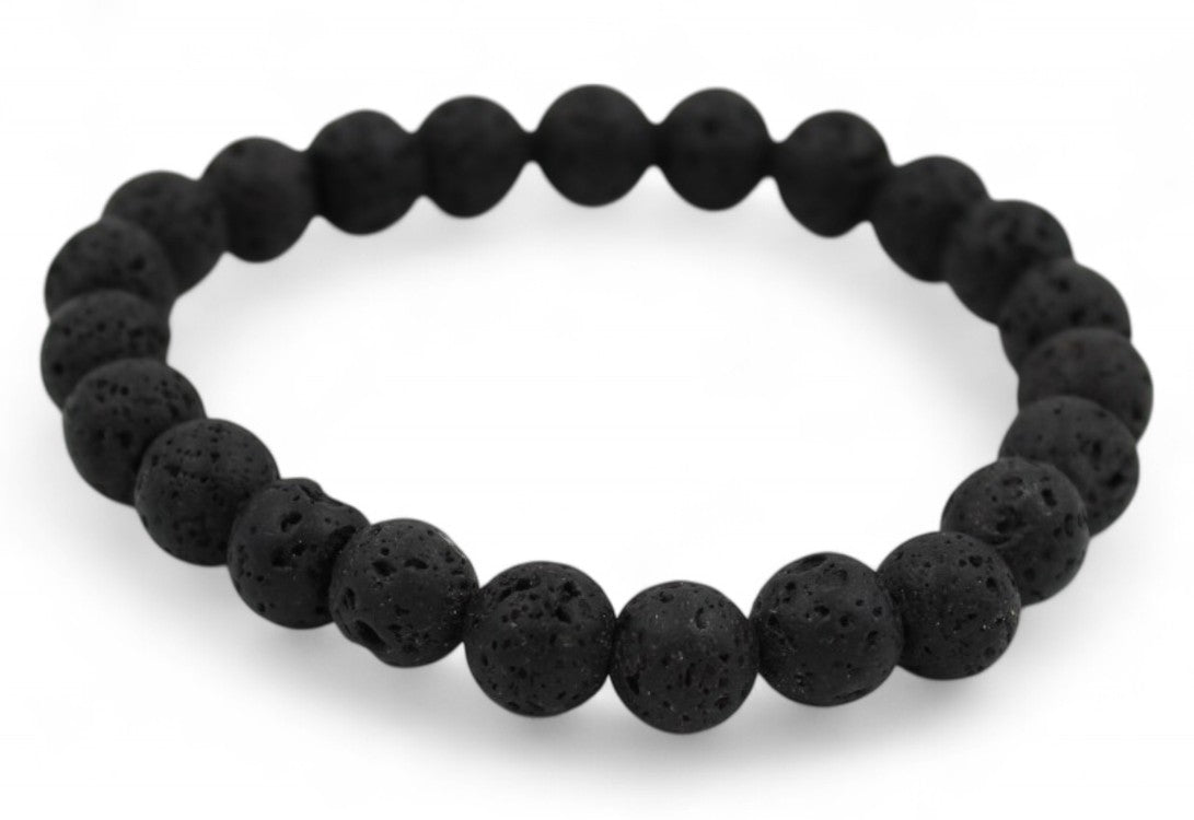 Pulsera de Piedra Volcánica – Fuerza, Tierra y Energía Vital