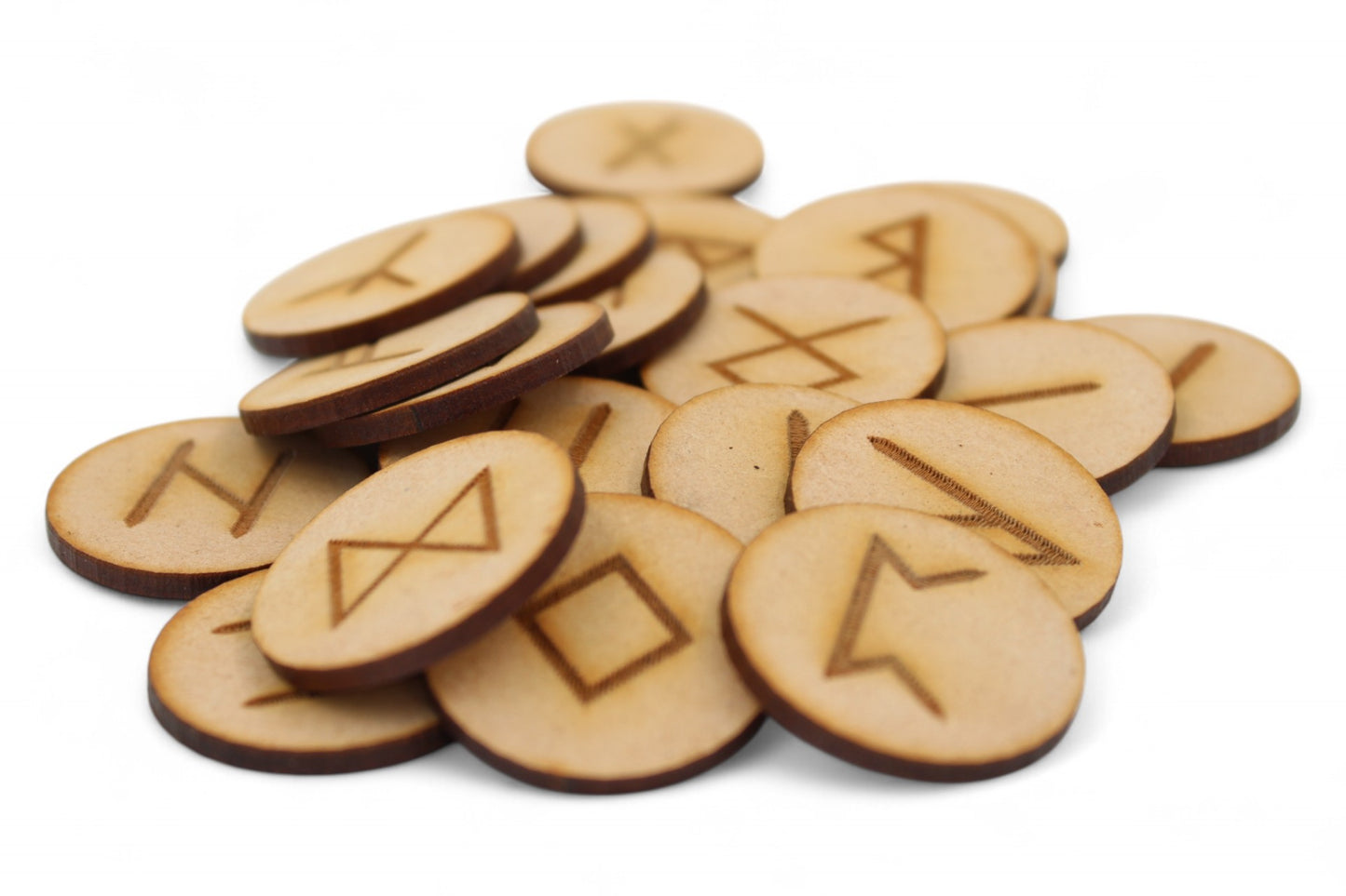 Runas Vikingas/Celtas Grabadas en Madera MDF