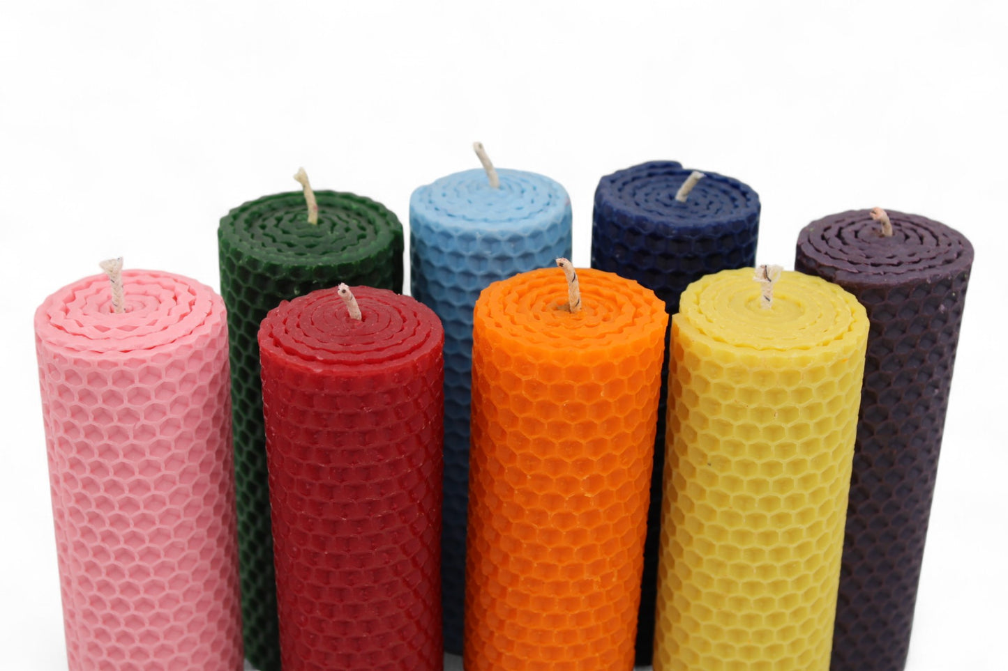 Velas de Miel de Colores- 7 arcángeles