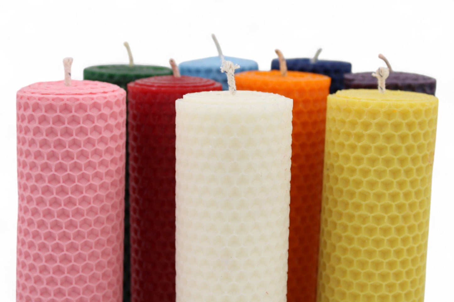 Velas de Miel de Colores- 7 arcángeles