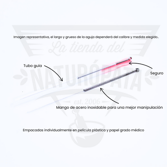 Agujas Cloud&Dragon 40mm C/100 piezas